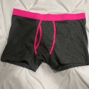 HOT PINK/GRAY Mossimo Boxer Briefs (Large)